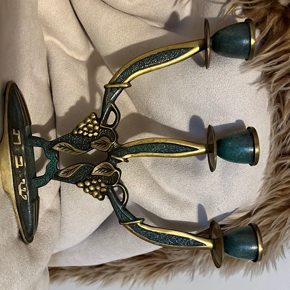 Antique candle holder